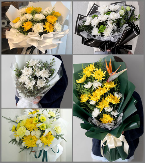 安徽阜阳市颍上县迪沟镇谢彭村白事花束代送